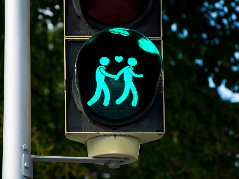 Gay Traffic Lights Vienna